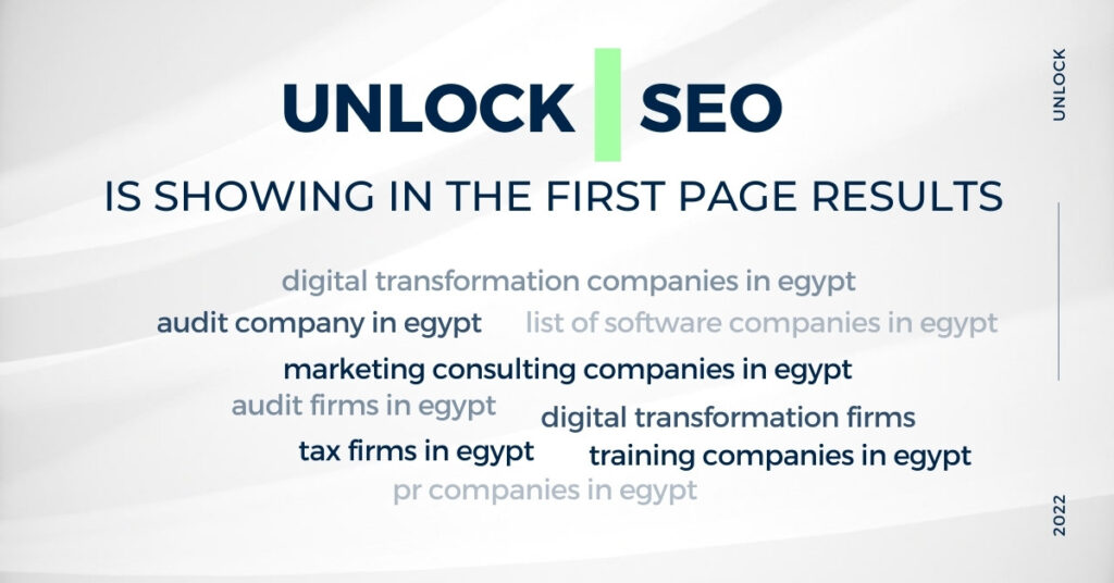 SEO - First Page Results