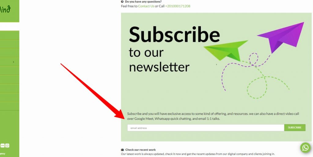 Subscribe to our Newsletter today