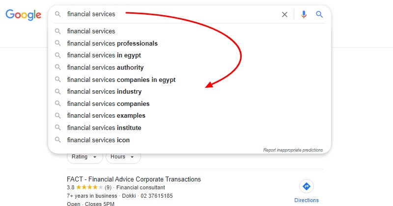 Autocomplete Search
