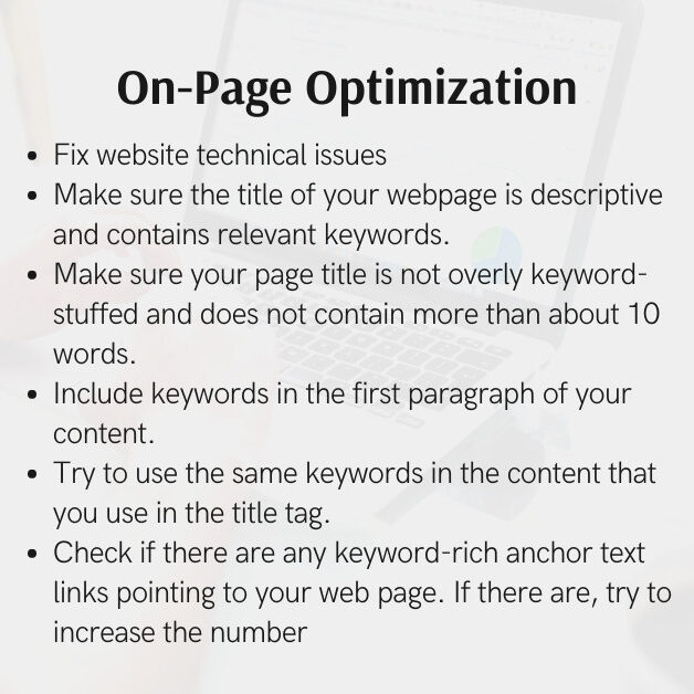 On-Page Optimization Services