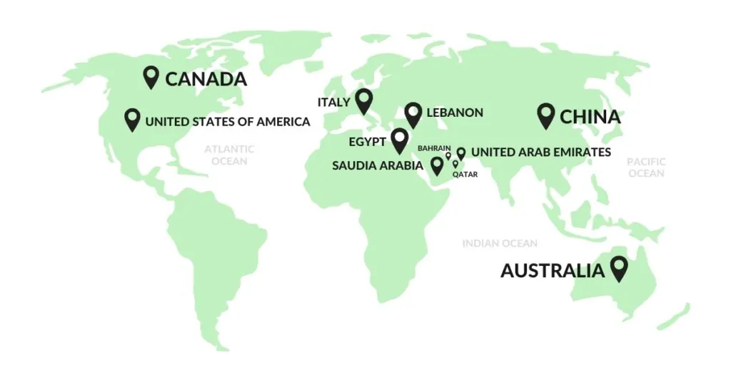 Our Digital Advertising Agency Clients are Worldwide | Green Mind