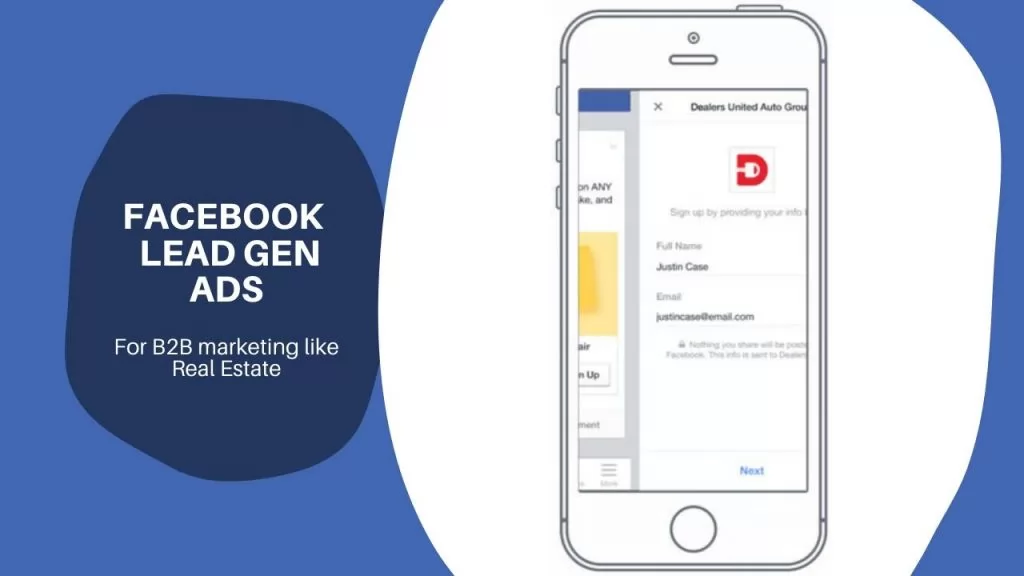 Facebook lead gen Ads