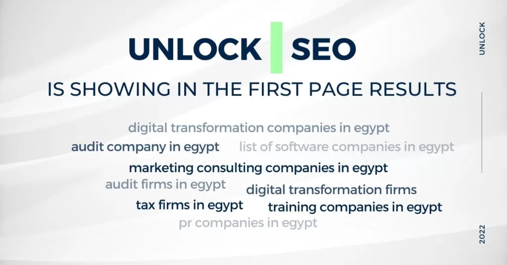 SEO - First Page Results